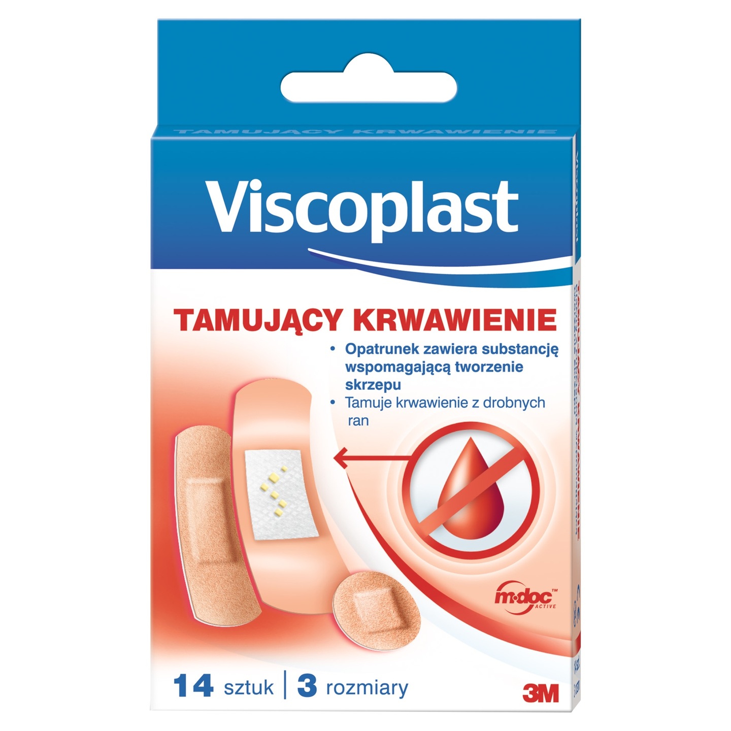 Viscoplast Plastry Tamujące Krwawienie 14 szt
